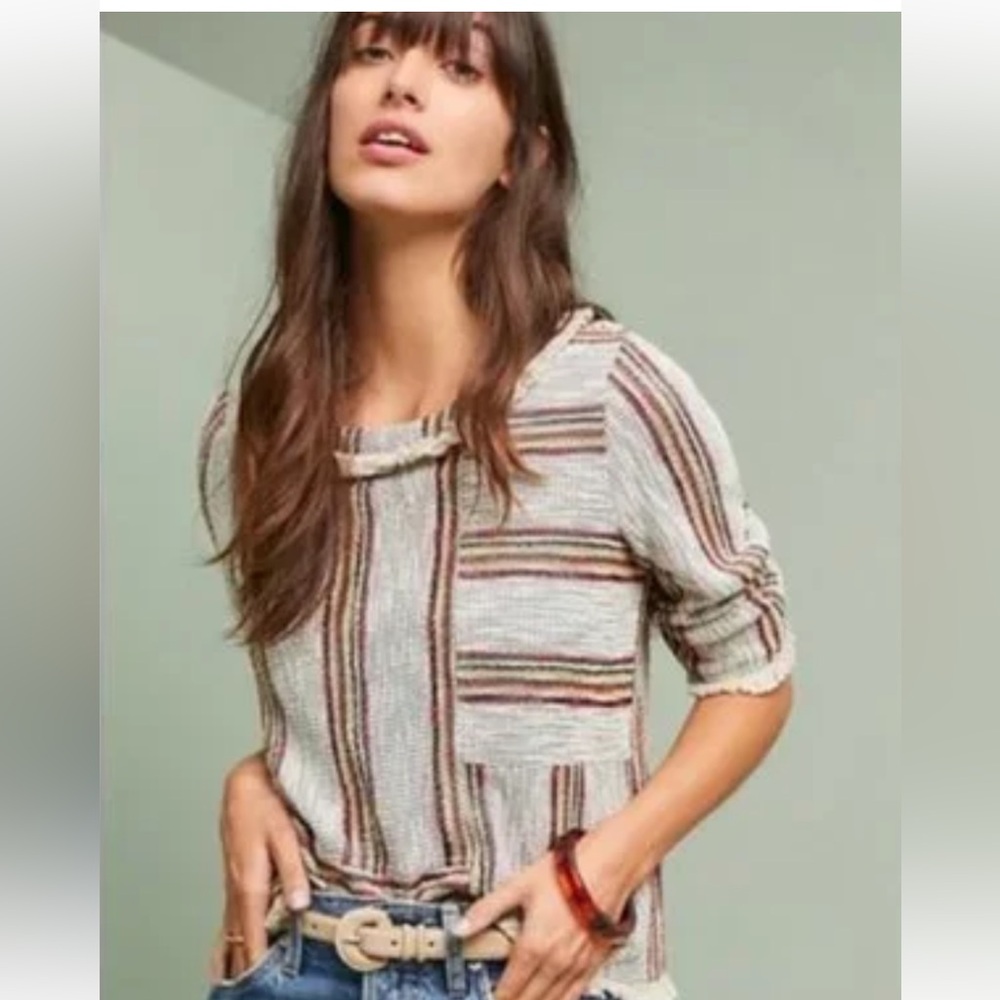 Current Air Fringe Multicolor Top Medium